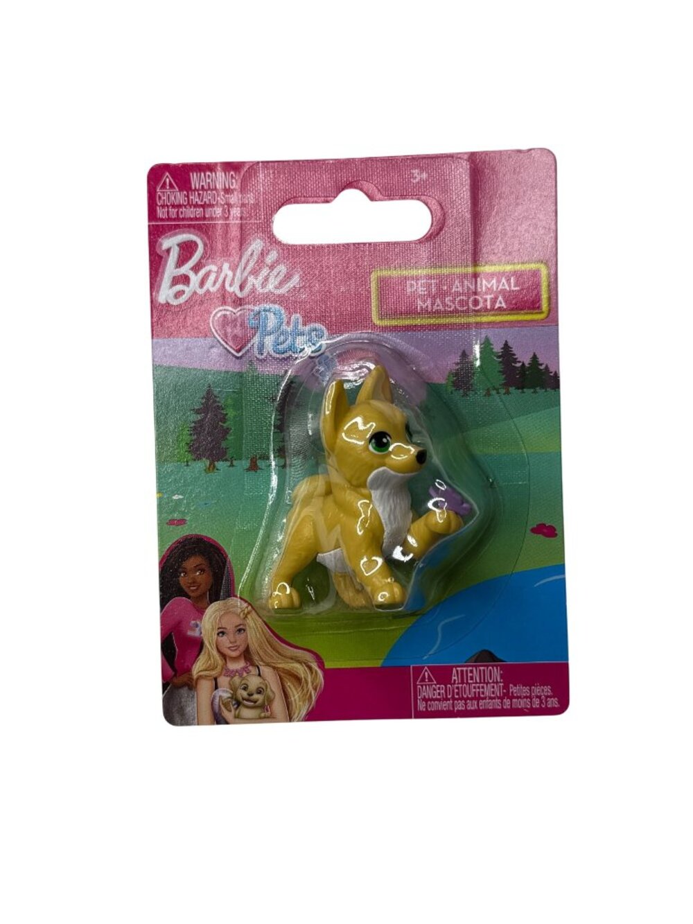 Barbie Pets Yellow Fox Puppy Mini Figure Just Play New Toy Collectible